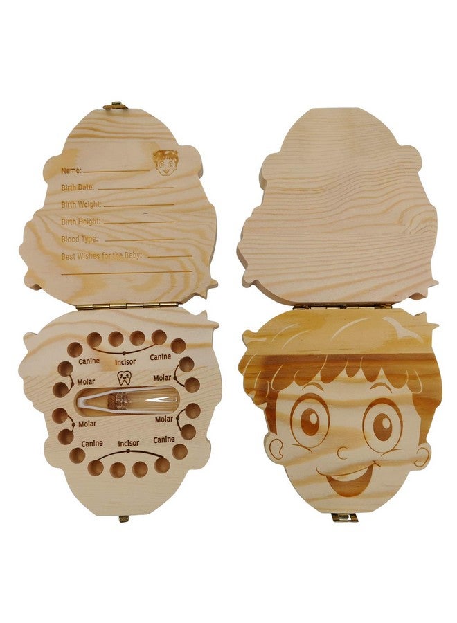 Baby Tooth Fairy Keepsake Box First Teeth And Curl Keepsake Box | Tooth Boxes Saver & Holders For Lost Teeth Kidsboys