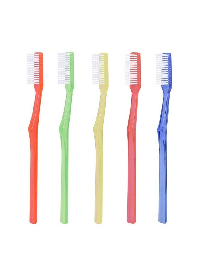 Adult Supreme Hard Bristles Manual Toothbrush (Pack Of 12) Multicolour