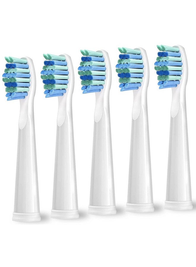 5 Pack Electric Toothbrush Replacement Heads Compatible With Fairywill，Toothbrush Heads Compatible With Fw507/508/551/515/917/959/2011,Fwd1/D3/D7/D8