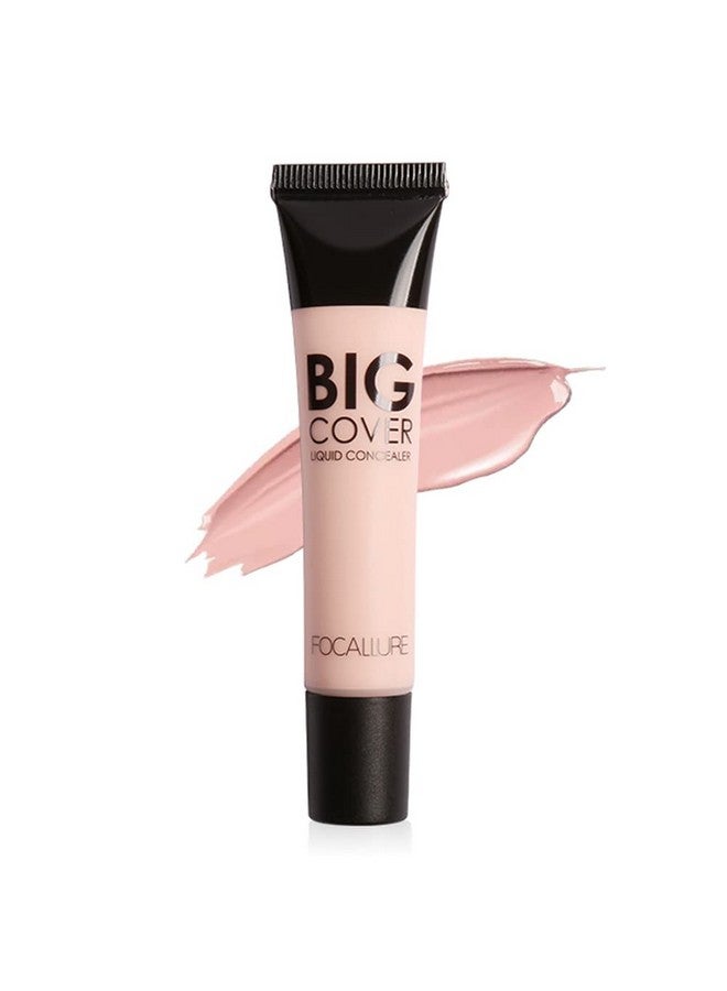 Big Cover Liquid Concealerfull Coverage & Oilcontrol Face Cream Concealerhigh Adherence Concealer Without Clumping And Crackinglong Lasting Facial Concealer Makeupmedium Beige