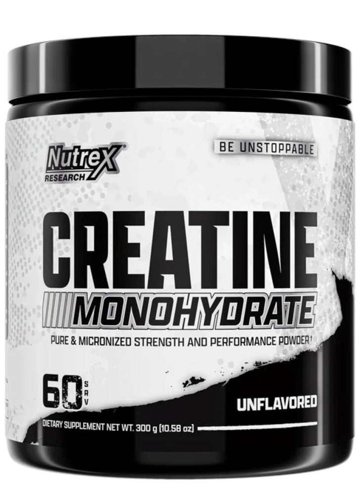 Creatine Monohydrate Micronized - Unflavored, 300g