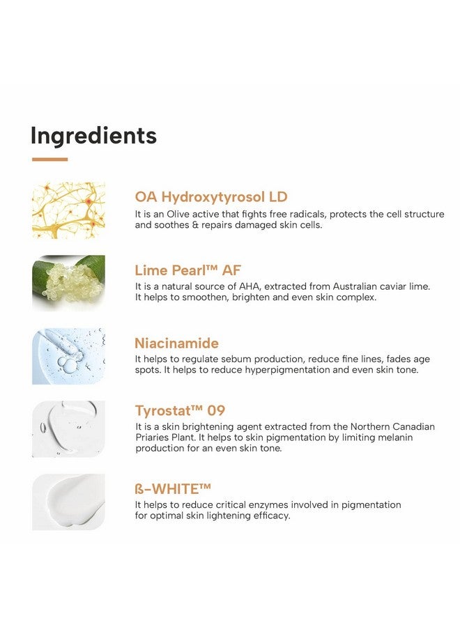 Bye Bye Pigmentation Cream || Anti Pigmentation Cream For Women/Men With Niacinamide Bwhite Lime Pearl Oa Hidroxitirosol Ld & Tyrostat 19G