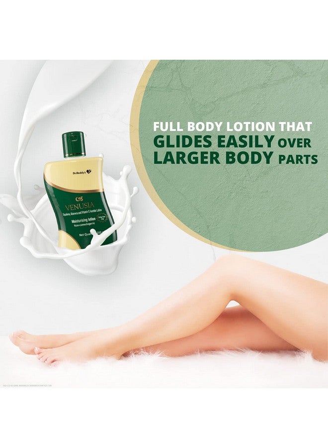 Dr Reddy'S I Moisturizing Lotion I Enriched With Vitamin E Aloe Vera & Squalene I Daily Face And Body Lotion I Soothing Itch Relief Nongreasy 100Ml