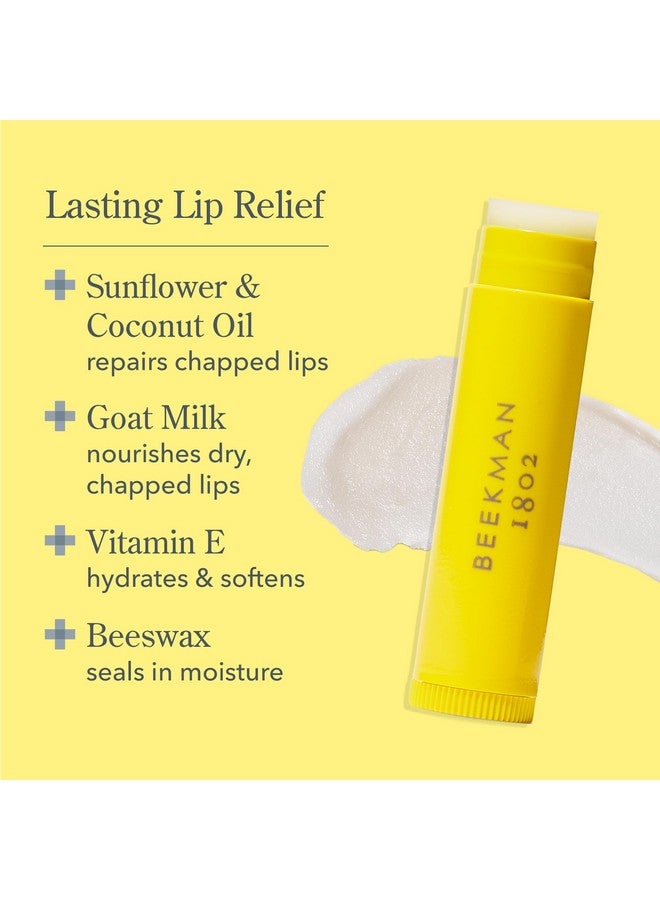Tinted Lip Balm, Honeyed Grapefruit Scented 0.15 Oz With Goat Milk, Vitamin E, Beeswax & Shea Butter To Hydrate & Soothe Good For Sensitive Skin Cruelty Free