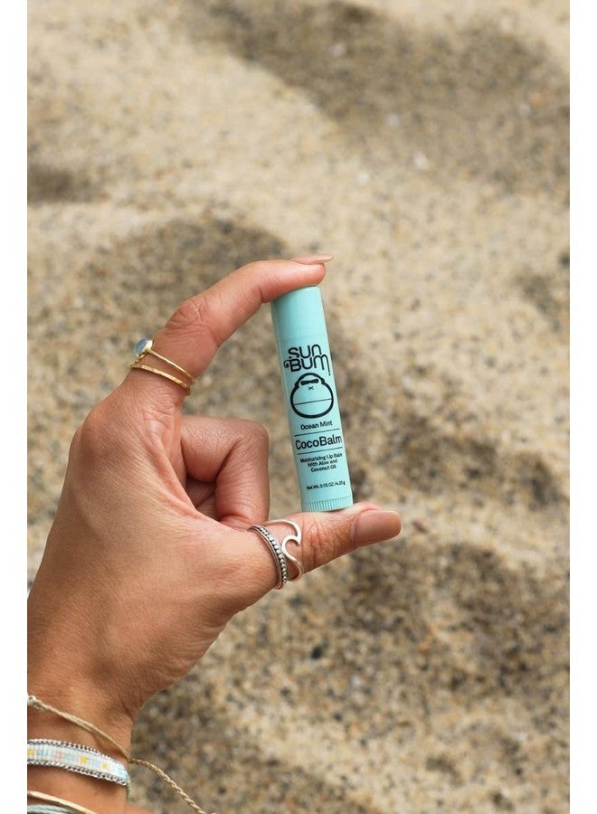 Ocean Mint Cocobalm | Hydrating Lip Balm With Aloe | Paraben Free, Silicone Free,| 0.15Oz Stick