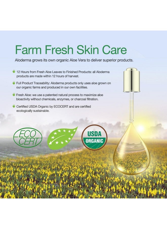 Soothing Face Cream Made With 75% Organic Aloe Vera Calming Facial Cream With Squalane & Vitamin E For Dry, Sensitive Skin Reduces Redness, Helps Protect Damaged Skin, 50G/1.76Oz