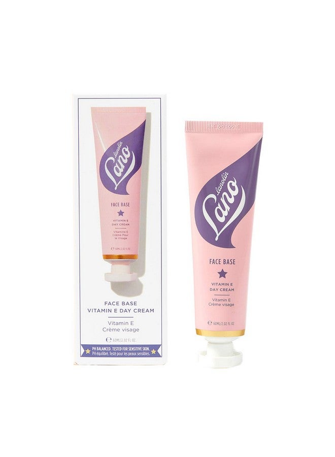 Face Base Lanolin & Vitamin E Day Cream Moisturizing Face Cream Lanolin Colloidal Oatmeal & Vitamin E For Normaldry & Sensitive Skin Dermatologist Tested Lanolin Cream (60Ml / 2.02Oz)