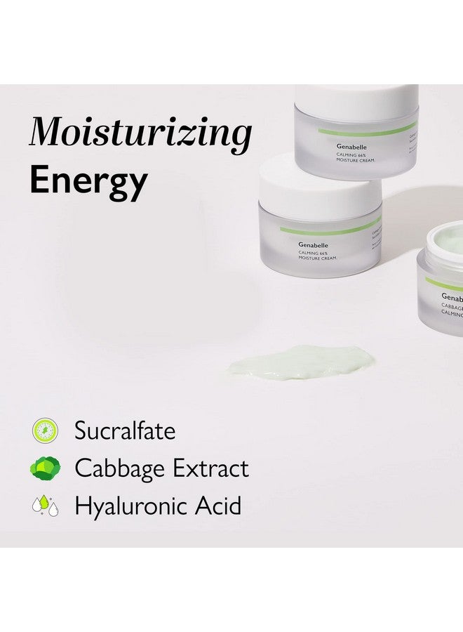 Cabbage 73 Calming Cream Lightweight Waterytype Moisturizer With Cica Sucralfate Hyaluronic Acid Helps Instantly Calm & Hydrate The Skin 1.69 Fl. Oz.