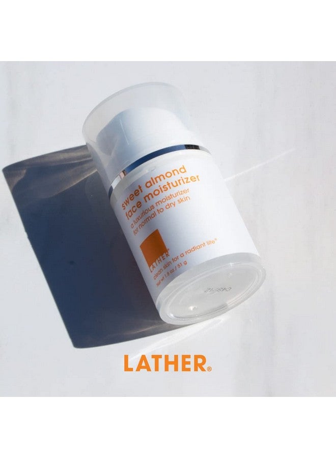 Sweet Almond Face Moisturizer Hydrating Moisturizer For All Skin Types Gentle & Light Face Lotion For Women & Men 2 Fl Oz