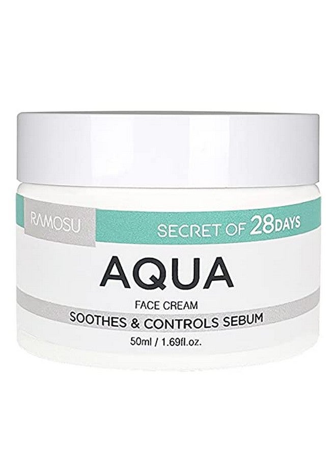 Secret Of 28Days Aqua Face Cream 50Ml / Soothes & Controles Sebum