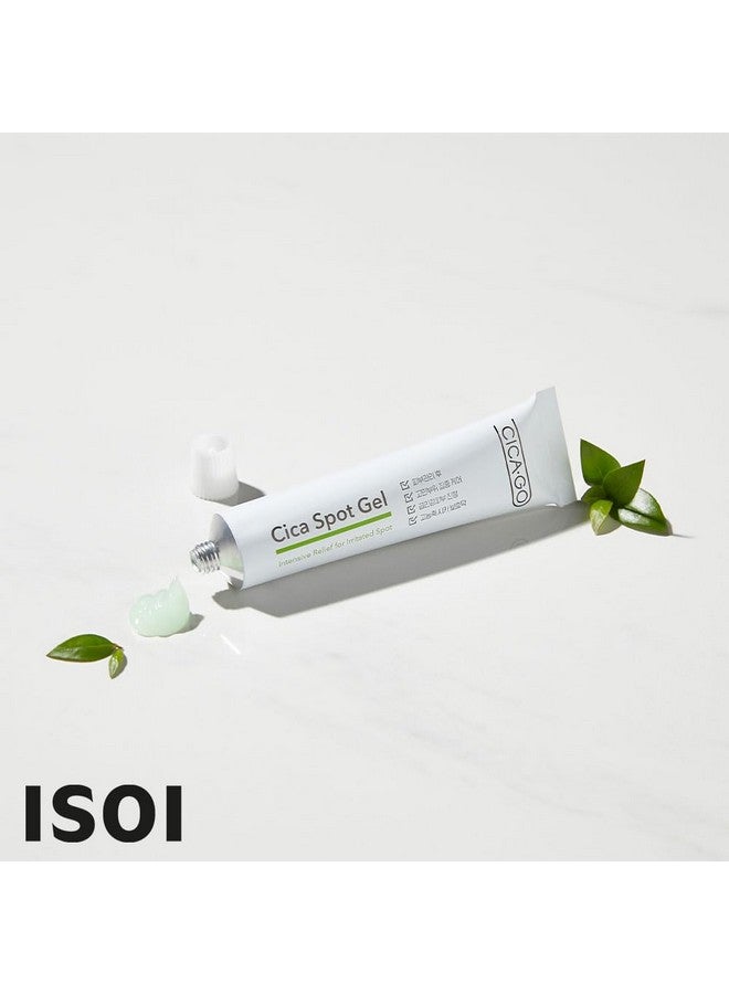 Cicago Cica Spot Gel 25G (0.85 Fl.Oz) | Calming & Soothing Gel For Sensitive Skin | Immediate Relief For Irritated Skin | Korean Skincare