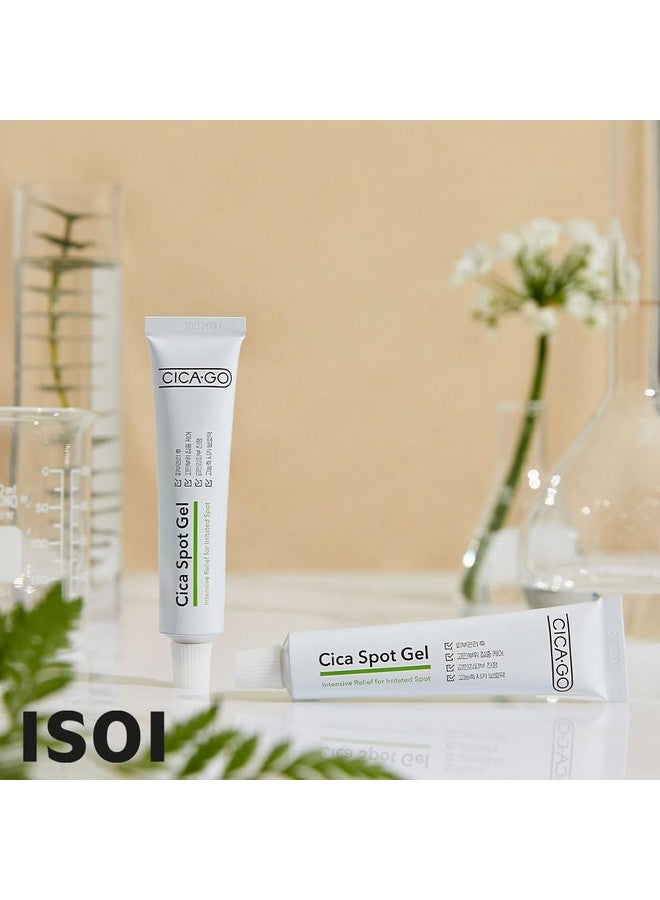 Cicago Cica Spot Gel 25G (0.85 Fl.Oz) | Calming & Soothing Gel For Sensitive Skin | Immediate Relief For Irritated Skin | Korean Skincare