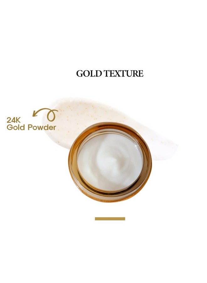 Collagen Luxury Gold Moisture Facial Cream 100Ml(3.38Fl.Oz.) Shea Butter 24K Gold Ingredients