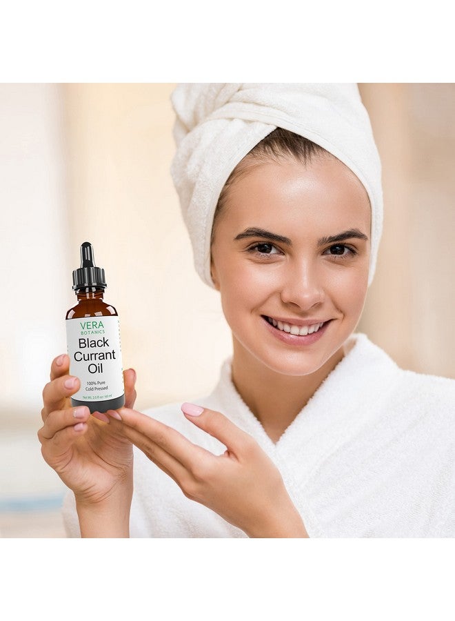 Black Currant Oil 100% Pure & Natural Unrefined Coldpressed For Face Dry Skin Nails Lips Body & Hair Reduce Hair Breakage
