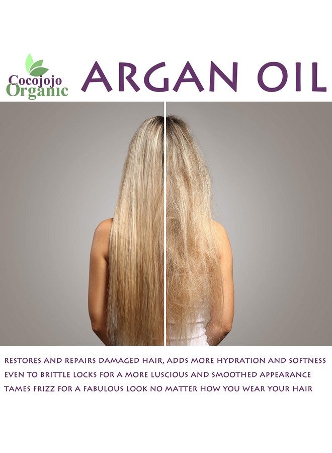 Argan Nut Oil Deodorized 16 Oz 100% Pure Natural Moroccan Unrefined Unscented Cold Pressed Virgin Premium For Hair Skin Body Nail Beard Marrakesh Oil Packaging May Vary