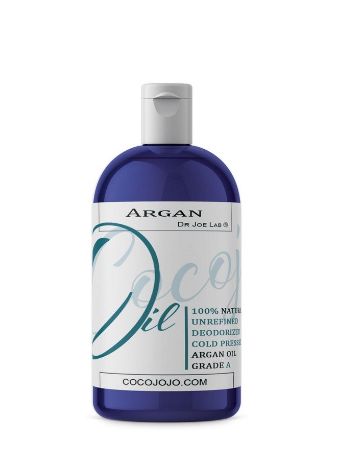 Argan Nut Oil Deodorized 16 Oz 100% Pure Natural Moroccan Unrefined Unscented Cold Pressed Virgin Premium For Hair Skin Body Nail Beard Marrakesh Oil Packaging May Vary