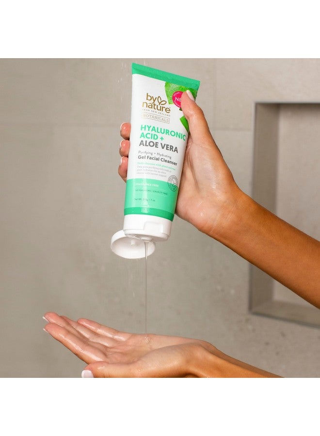 Hyaluronic Acid + Aloe Vera Facial Cleanser To Hydrate & Brighten Your Skin Skincare From New Zealand Premium Face Cleanser 7Oz