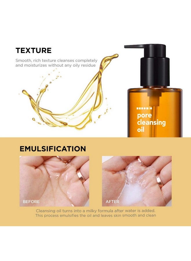 Alpha Hydroxy Acid Pore Cleansing Oil Exfoliating Makeup Remover Facial Cleanser Moisturizing For Soft Skin [Aha/10.14 Oz.]