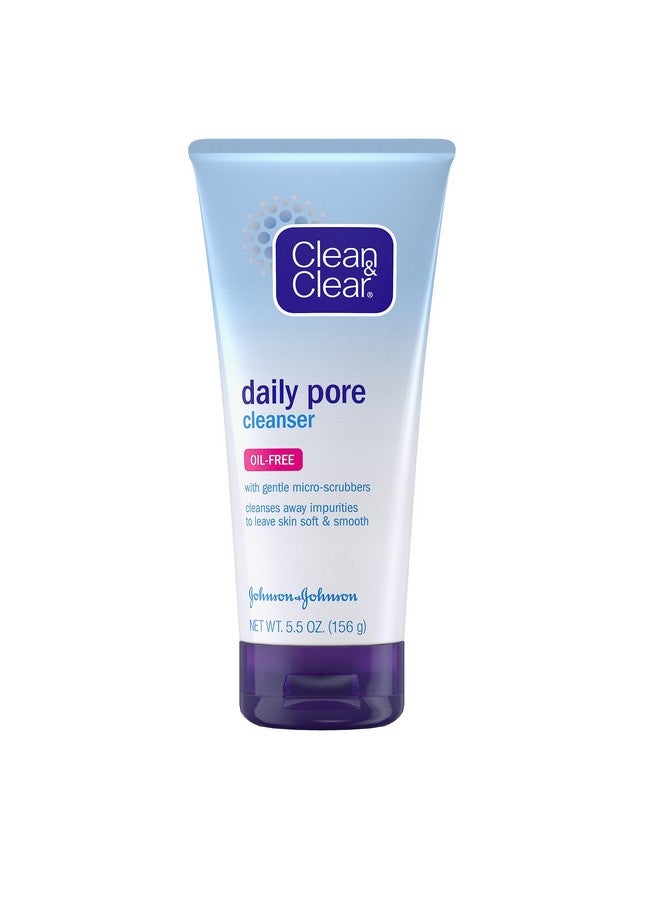 Daily Pore Facial Cleanser For Soft Smooth Skin Oilfree Acne Face Wash For Normal Oily & Combination Skin Care 5.5 Oz