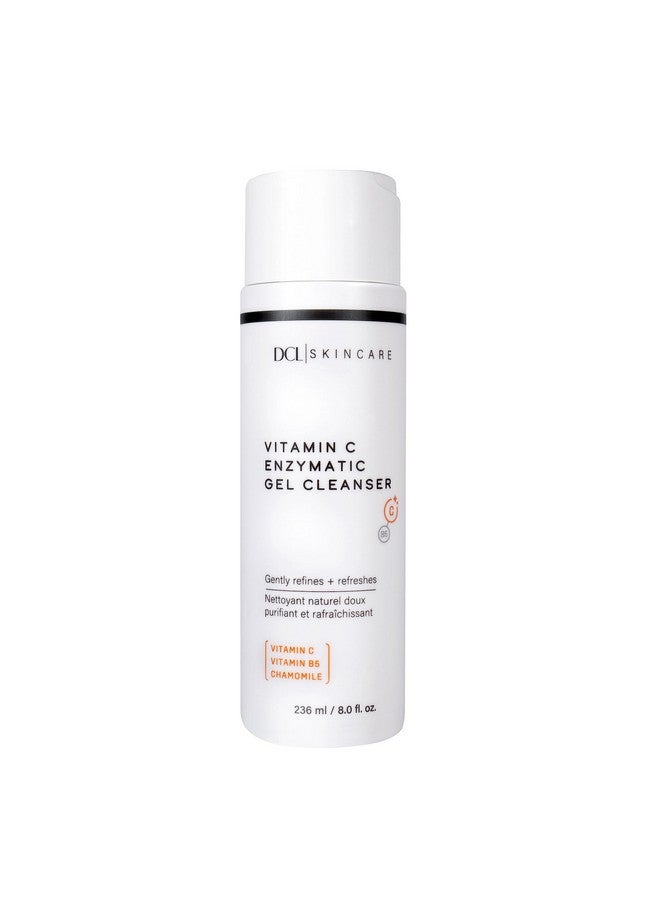 Skincare Vitamin C Enzymatic Gel Cleanser Natural Enzymes Gently Exfoliate And Clean Pores 8.0 Fl Oz
