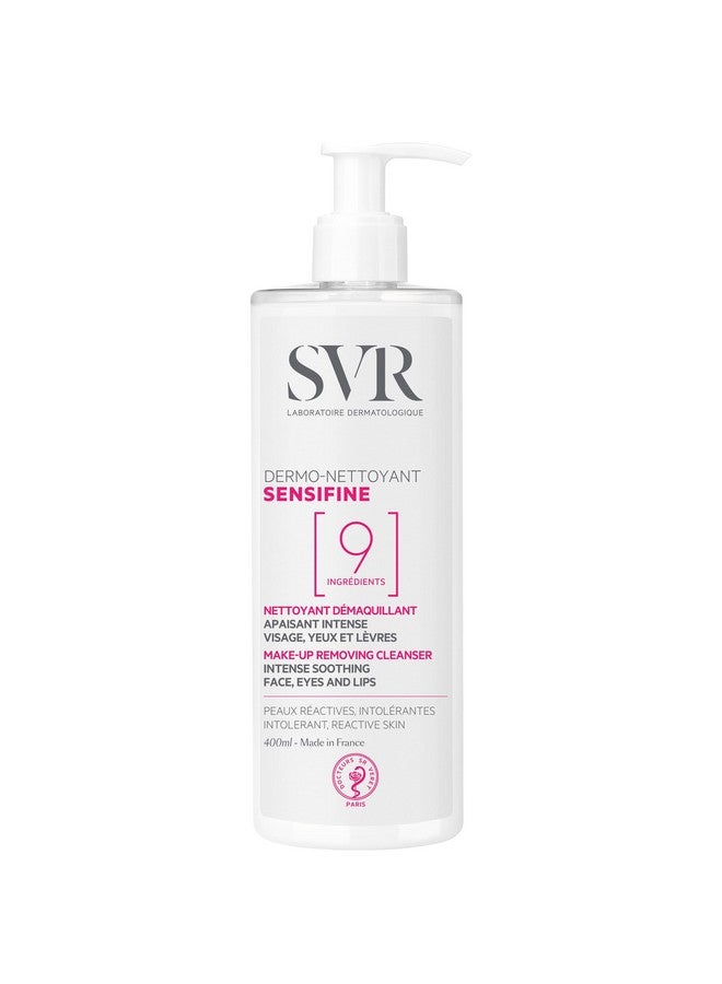 Sensifine Soothing Cleanser & Makeup Remover For Face Eyes And Lips Gentle Melting Gel Cream That Leaves The Skin Clean Soft & Comfortable Specifically Designed For Sensitive Skin 13.5 Fl.Oz.