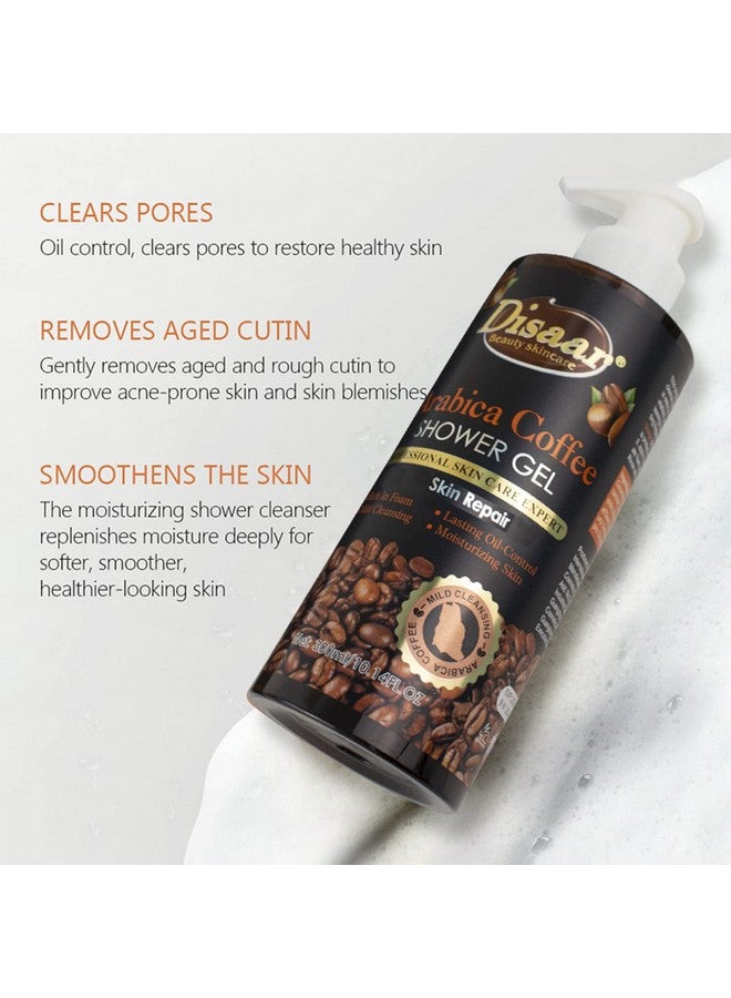 Arabica Coffee Shower Gel Skin Repair Cleansing Moisturizing Removes Cuticles 300Ml/10.14Fl.Oz