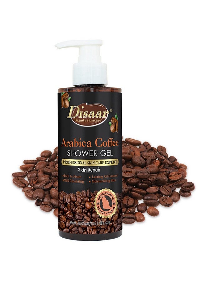 Arabica Coffee Shower Gel Skin Repair Cleansing Moisturizing Removes Cuticles 300Ml/10.14Fl.Oz