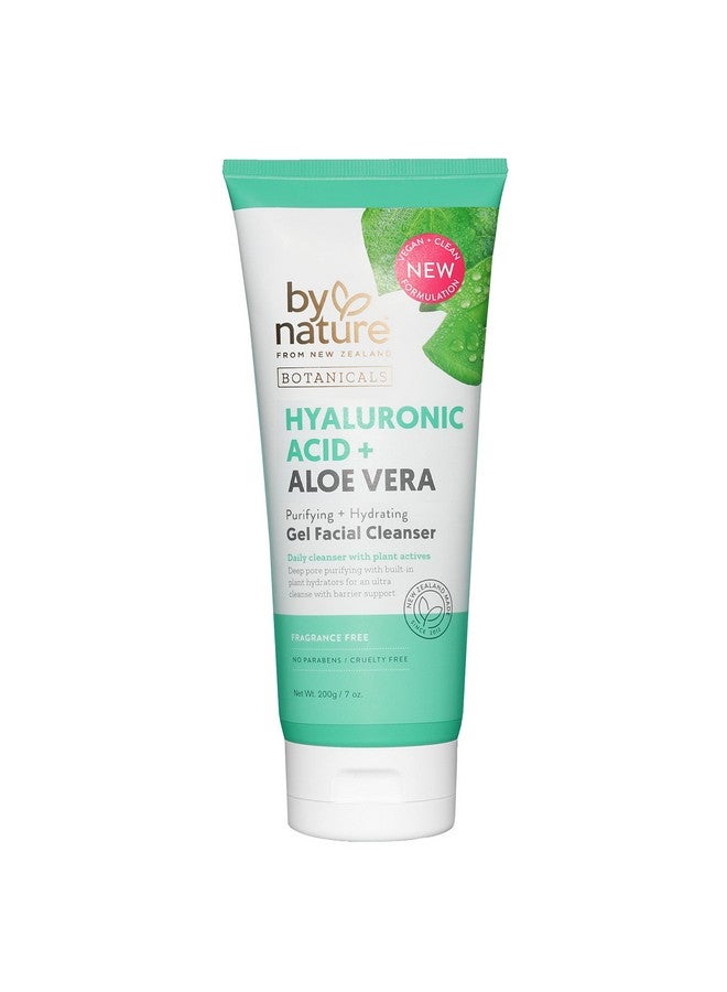 Hyaluronic Acid + Aloe Vera Facial Cleanser To Hydrate & Brighten Your Skin Skincare From New Zealand Premium Face Cleanser 7Oz