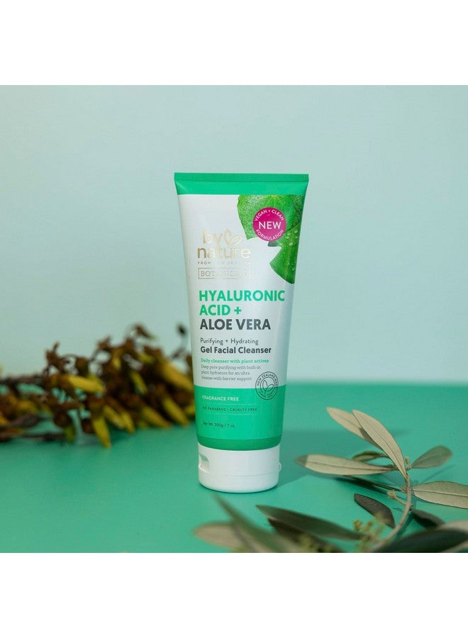 Hyaluronic Acid + Aloe Vera Facial Cleanser To Hydrate & Brighten Your Skin Skincare From New Zealand Premium Face Cleanser 7Oz