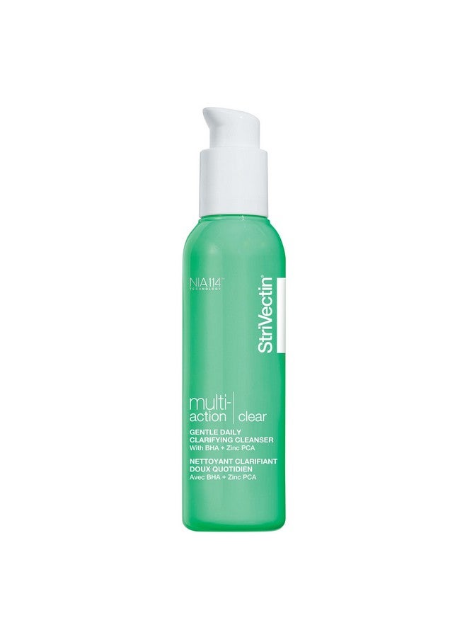 Multiaction Clear Gentle Daily Clarifying Cleanser For Acne Blemished Skin And Break Outs 5 Fl Oz