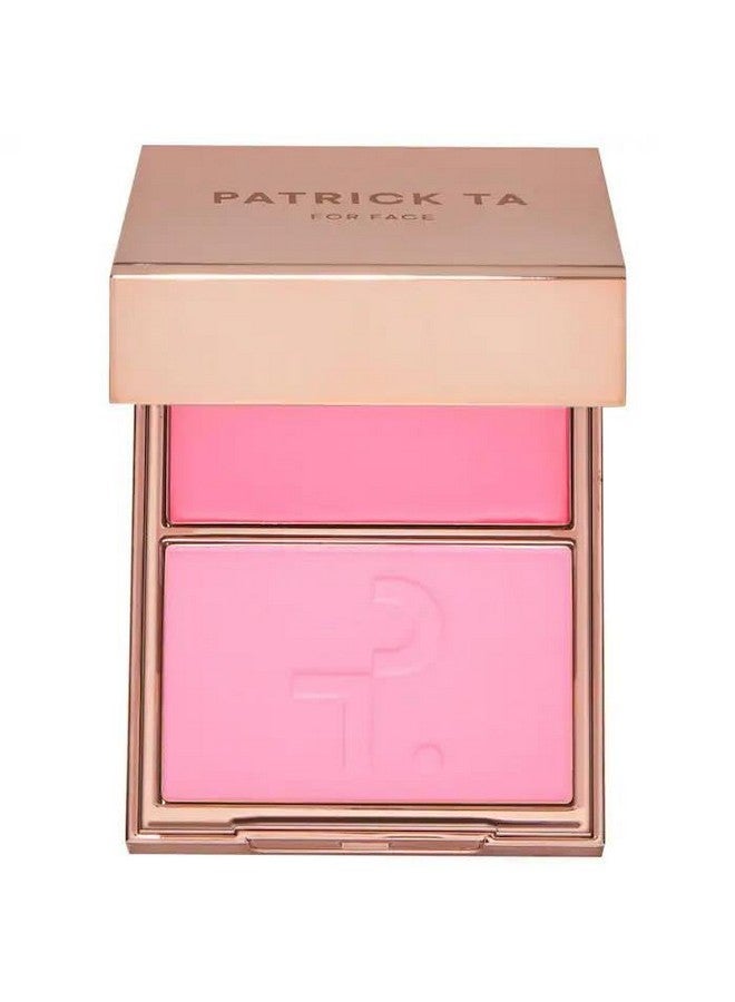 Major Beauty Headlines Doubletake Crème & Powder Blush Just Enough (Soft Blue Pink)