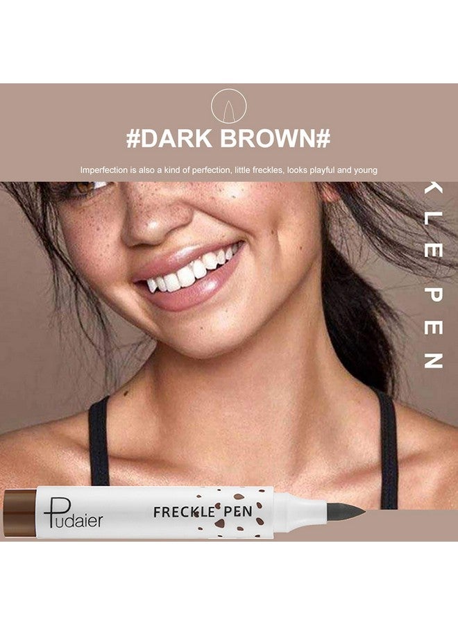 Freckle Pen 2 Colors Waterproof Lasting Natural Like Face Freckle Makeup Pen 2 Pcs 0.17 Fl Oz