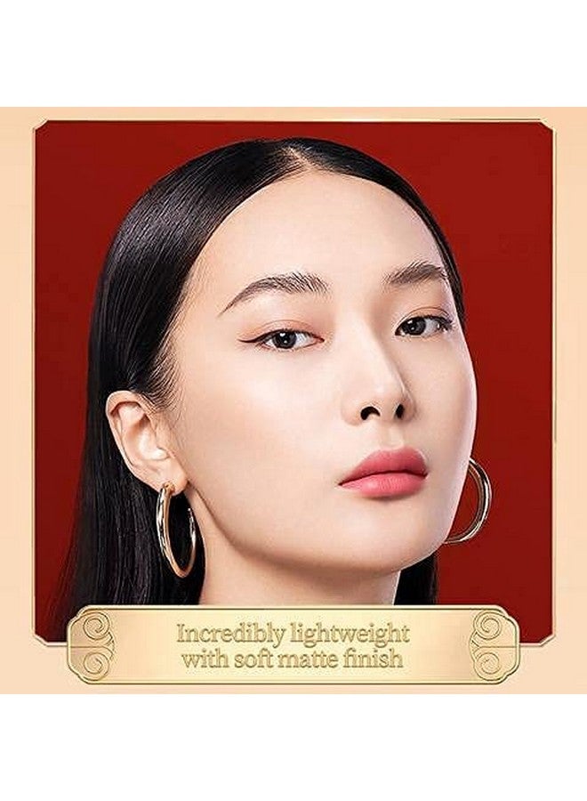 [Palace Identity] Chinese Phoenix Liquid Foundation Full Coveragematte Finish Long Lasting Up To 12 Hours Lightweight & Flawless Liquid Foundation For Colored Skin W02 Porcelain