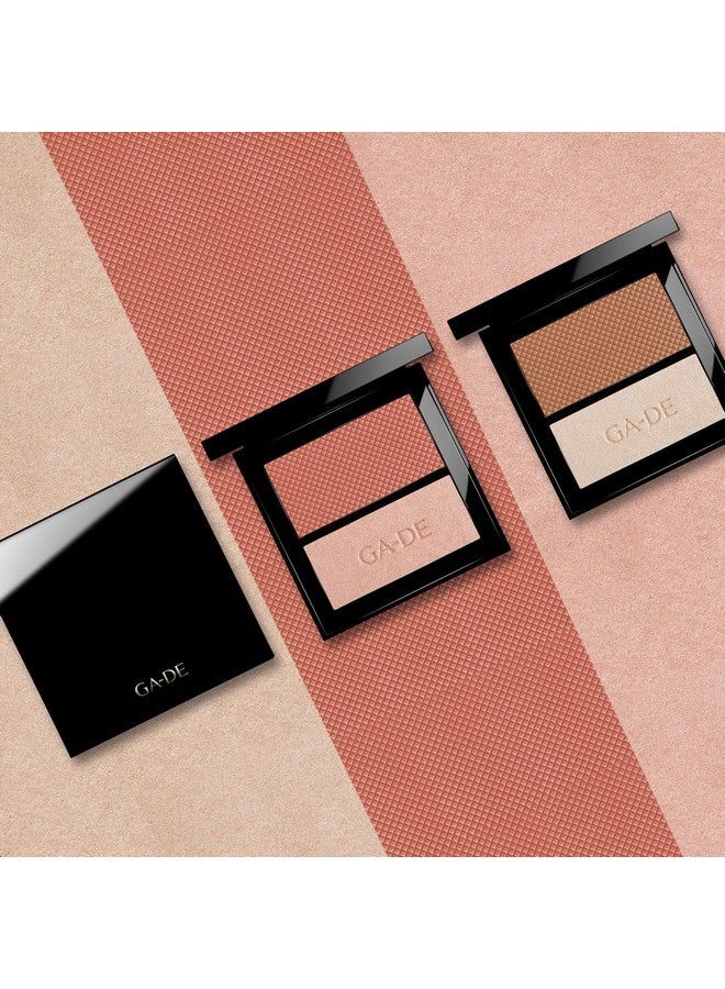 Velveteen Blush And Shimmer Duet 12 Formulated With Micronized Pearls And Pigments For Sculpting Face And Décolleté Parabenfree 0.26 Oz