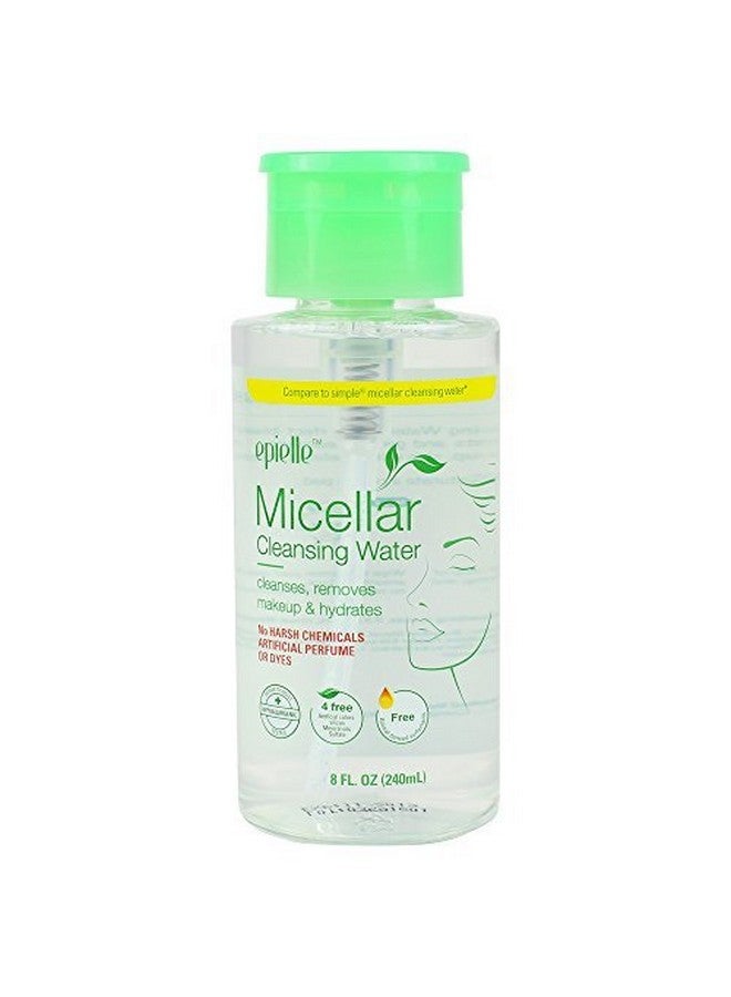 Micellar Cleansing Water | Makeup Remover For All Skin Types | Gently Cleanses Skin | 8 Fl Oz (1 Pack) | Ideal For Beauty Gifts, Spa Days, Gift Sets | Korean Skincare