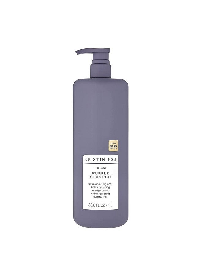 Hair The One Purple Shampoo Toning For Blonde Hair Neutralizes Brass + Yellow Tones Sulfate Free 33.8 Fl Oz