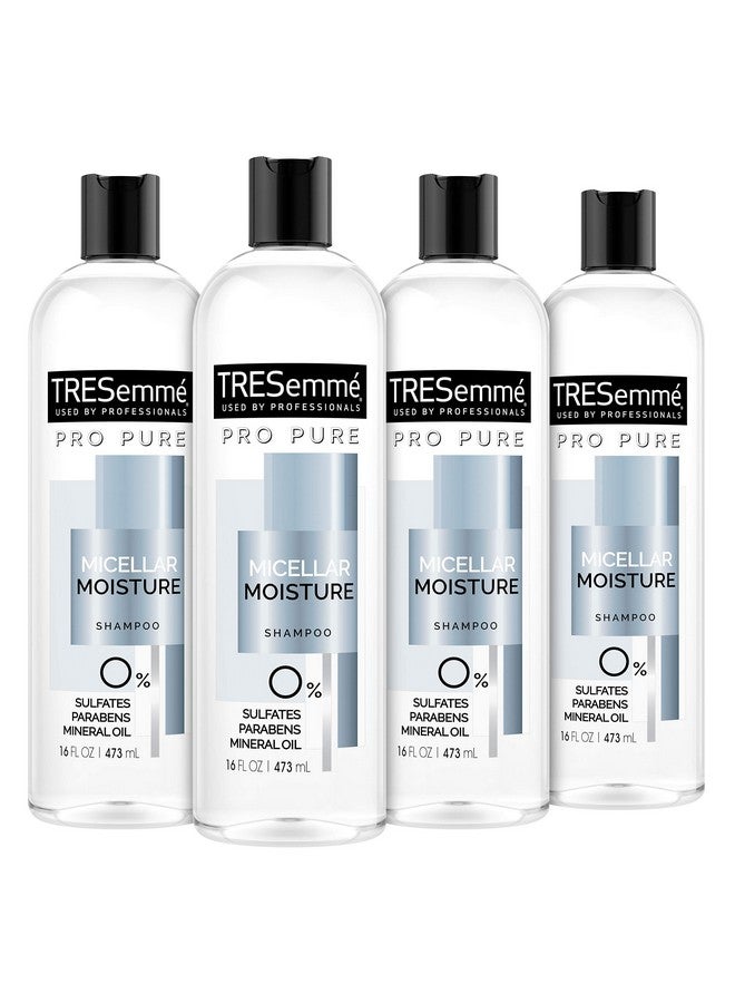 Pro Pure Shampoo For Daily Moisture Micellar Moisture Paraben Free Dye Free Moisture Shampoo 16 Oz 4 Count