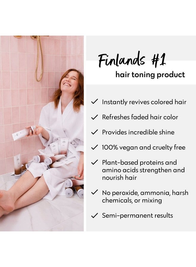 Hair Color Shampoo (8 Colors) Sulfate Free Rich Brown Hair Toner Color Depositing Shampoo For Color Treated Hair Vegan 8.45 Fl Oz (Chocolatebrown)