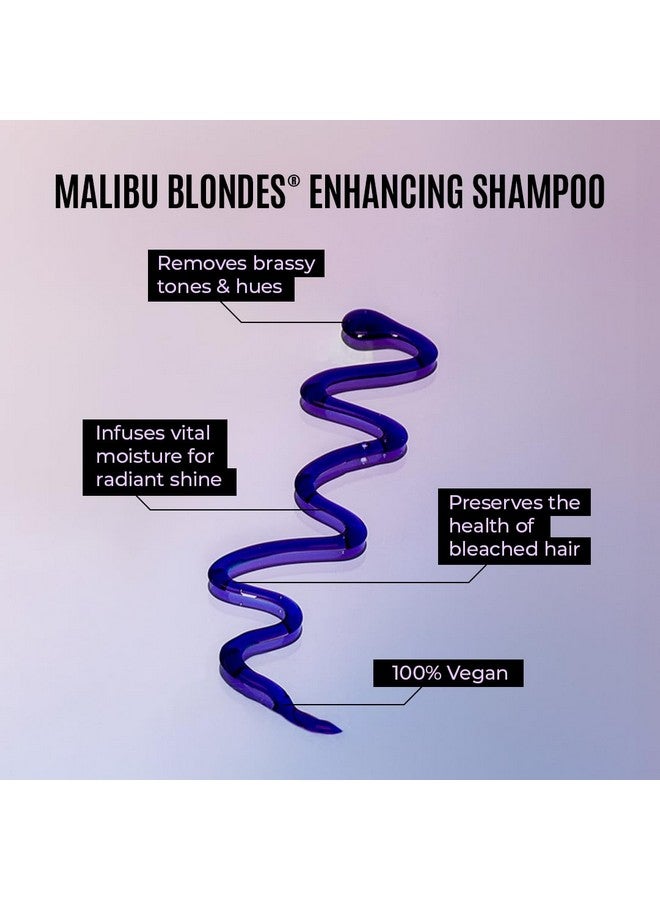 Blondes Enhancing Shampoo (33.8 Oz) Revitalizing Purple Shampoo For Hair Health + Brilliancy Sulfatefree Moisturizing Blondes Shampoo