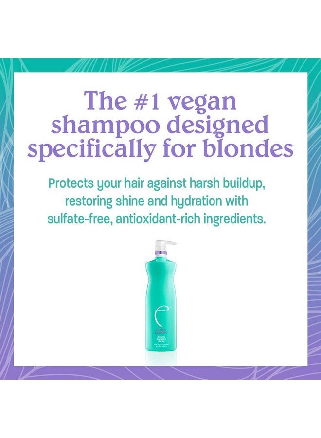 Blondes Enhancing Shampoo (33.8 Oz) Revitalizing Purple Shampoo For Hair Health + Brilliancy Sulfatefree Moisturizing Blondes Shampoo