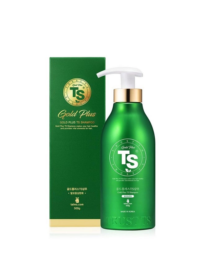 Gold Plus Ts Shampoo 16.9 Fl Oz Korean Shampoo Antithinning Biotin Shampoo Promotes Volume Strengthen Existing Hair For Damaged Dry Thin Hair Free From Silicone Paraben