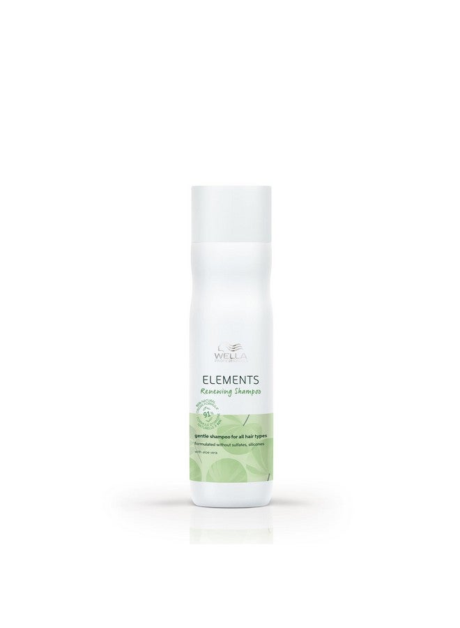 Elements Renewing Shampoo Gentle Sulfate & Silicone Free Shampoo For All Hair Types 8.4 Oz