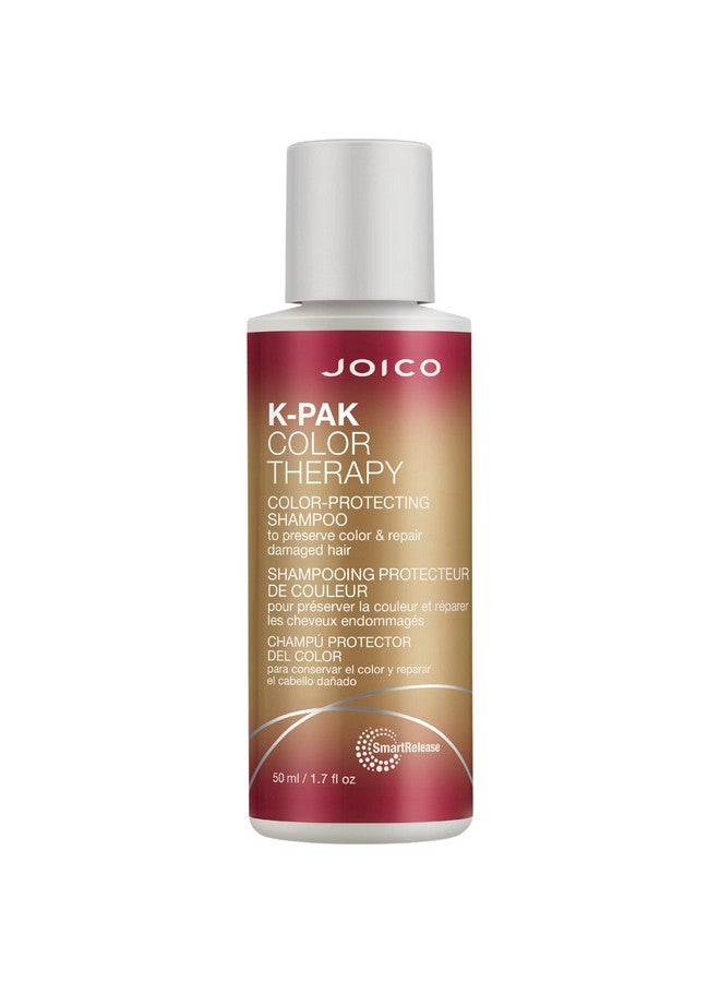 Kpak Color Therapy Colorprotecting Shampoo | For Colortreated Hair | Boost Shine | Improve Elasticity | Repair Breakage | Rebuild Damaged Hair | With Keratin & Argan Oil | 1.7 Fl Oz