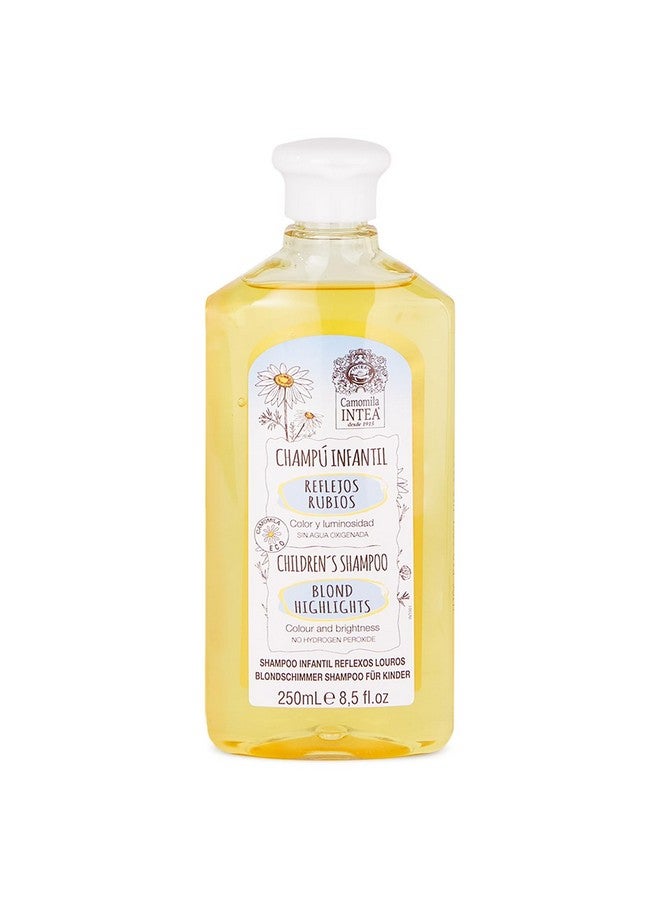 Camomila Kids Shampoo For Blonde Highlights 8.5Oz Chamomile Shampoo Hair Lightener For Kids Natural Extract Toddler Shampoo With No Silicones Or Parabens