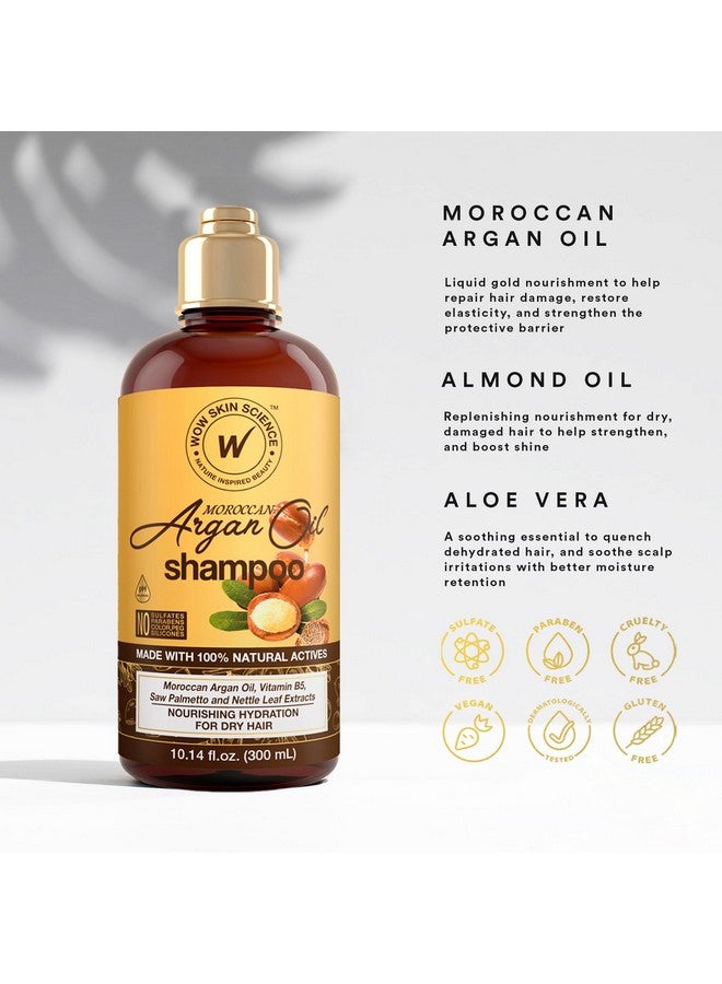 Moroccan Argan Oil Shampoo Sulfate Free Shampoo For Dry Hair Shampoo Moroccan Oil Shampoo For Women & Men Hair Shampoo Moisturizing Shampoo For Dry Damaged Hair