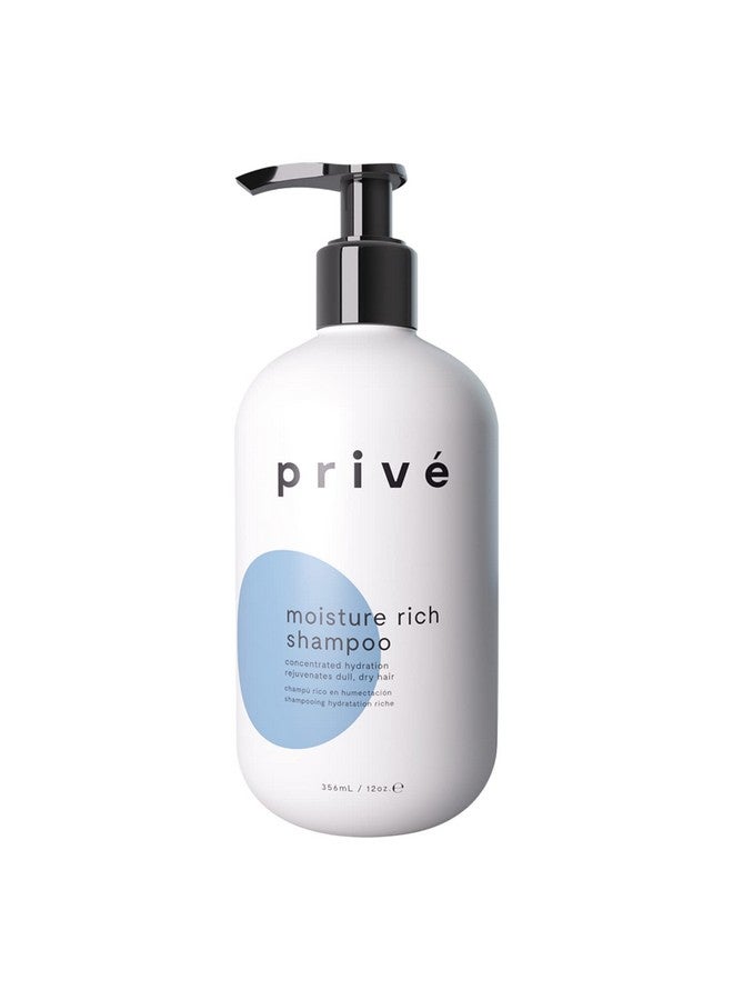 Moisture Rich Shampoo Deep Moisturizing For Dry And Lifeless Hair 12 Oz