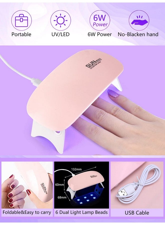 Acrylic Nail Kit For Beginners With Everything 42Colors Glitter Acrylic Powder Monomer Liquid Nail Kit Set Professional Acrylic With Everything Drill Uv Light Practice Finger Nail Bag Organizer Case