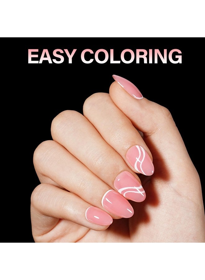 Short Almond Nail Tips Soft Gel Preshaped Acrylic Nail Tips Half Matte Full Cover Nail Tips Clear Gelly Press On Flase Nail Tips For Extension Nail Manicure Home Diy 216Pcs 12Sizes