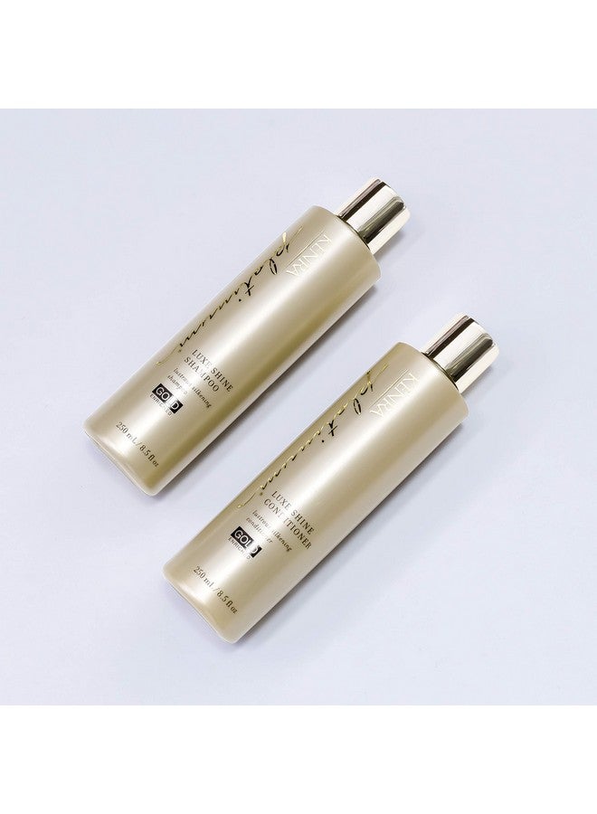 Kenra Platinum Luxe Shine Conditioner Gold Enriched Rich Shineenhancing Daily Conditioner Revitalies For Improved Manageability & Smoothness All Hair Types 8.5 Fl. Oz
