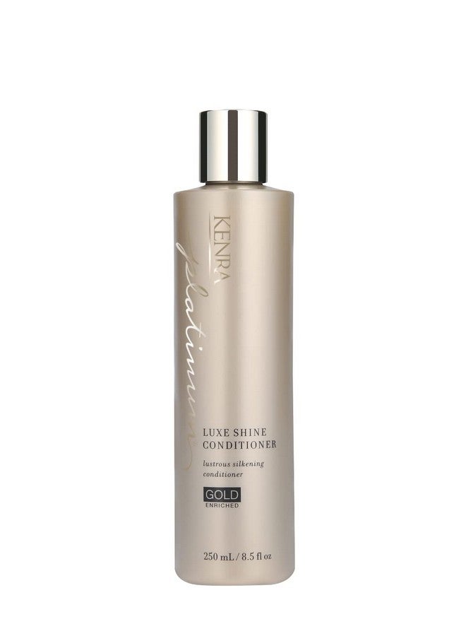 Kenra Platinum Luxe Shine Conditioner Gold Enriched Rich Shineenhancing Daily Conditioner Revitalies For Improved Manageability & Smoothness All Hair Types 8.5 Fl. Oz